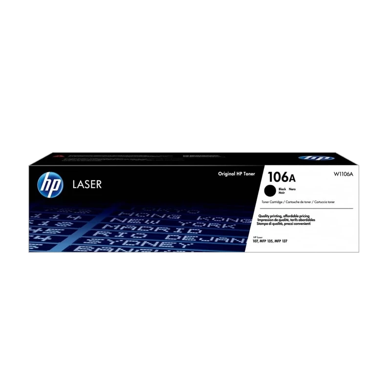 کارتریج تونر HP 106A 🖨️ | تونر لیزری مشکی تا ۱۸۰۰ برگ